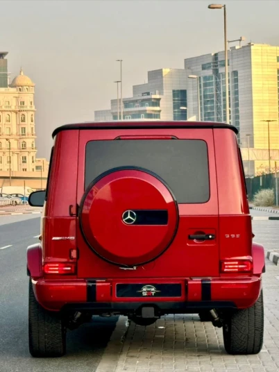 Mercedes Benz AMG G63 2022 RED RENTAL IN DUBAI - undefined